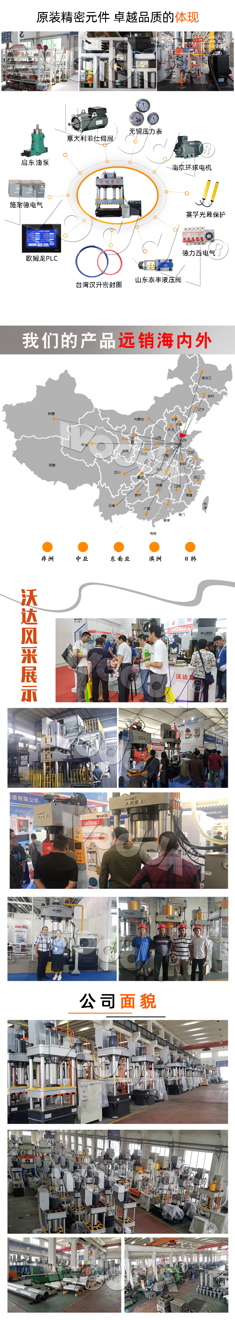 400噸四柱液壓機自重