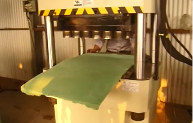 160T電動砂輪磨(mo)片成型液壓機