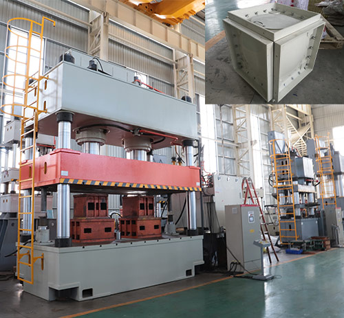 1000噸玻璃鋼(gāng)水箱成型液壓(ya)機